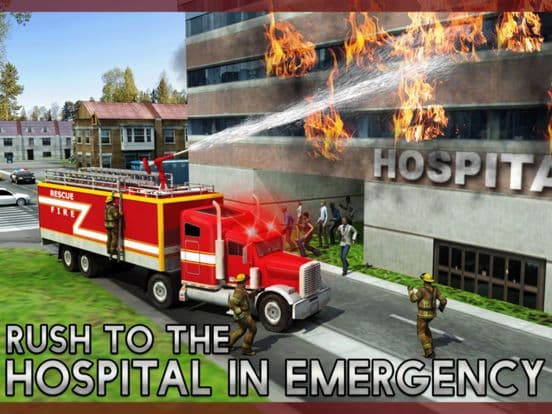 Rescue Fire Truck Simulator Game: 911 Firefighter screenshot 5
