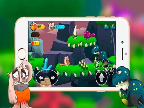 Caveman Escaping Dinosaurs screenshot 4