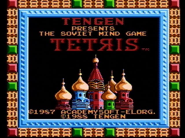 Tetris (Tengen) screenshot 2