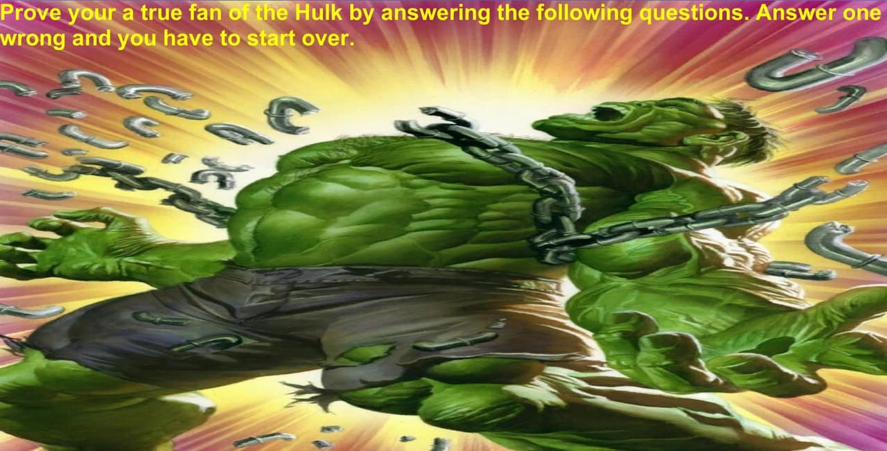Hulk Trivia Game screenshot 2