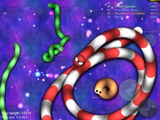 wormy.io: snake game screenshot 2