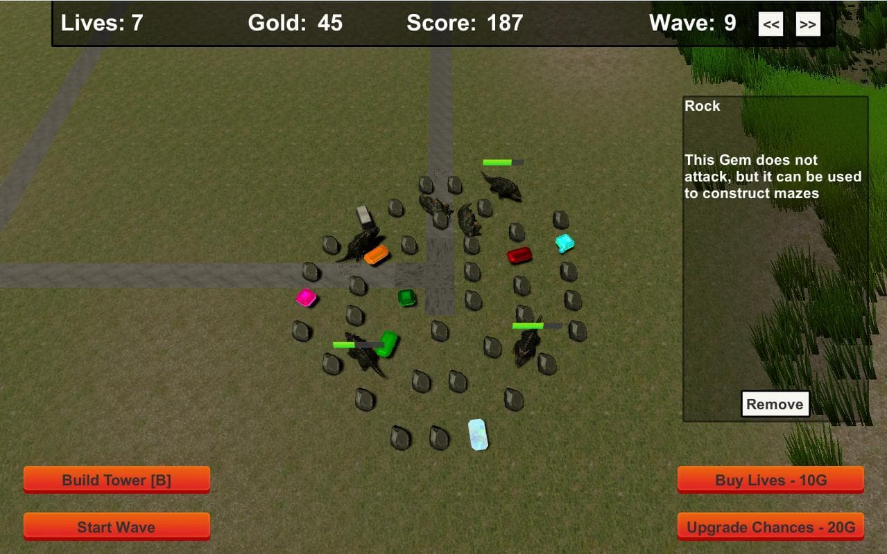 Gem Tower Defense (itch)