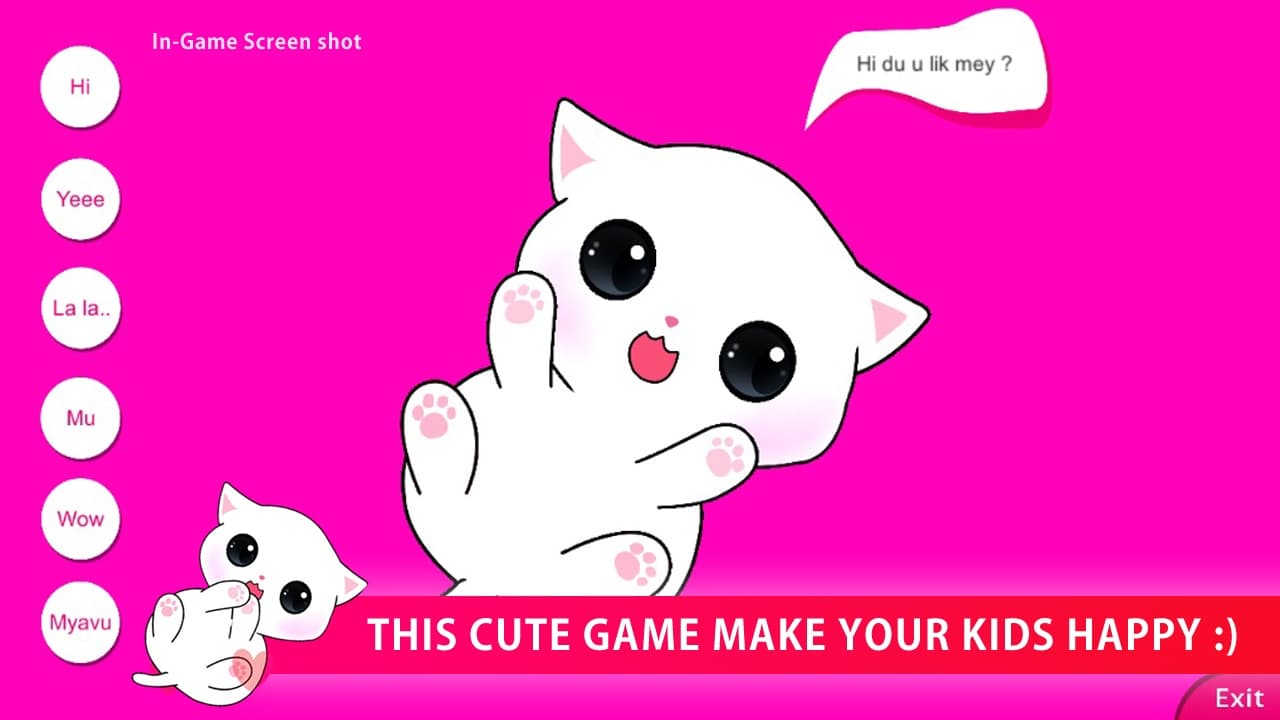 My Cute Kitty 2019 Pro, Virtual Cat game for Kids screenshot 5