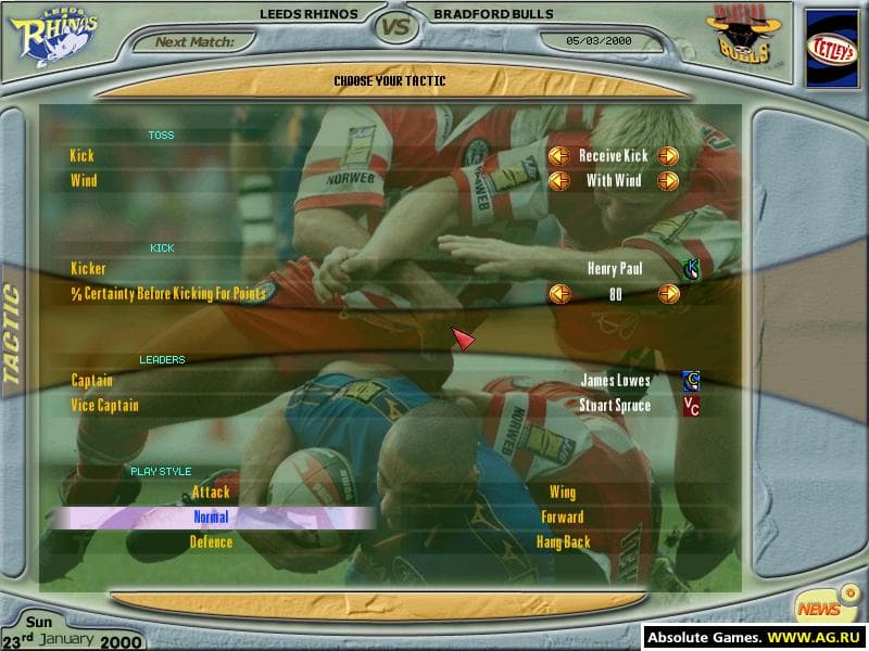 Super League Championship Rugby Manager screenshot 4