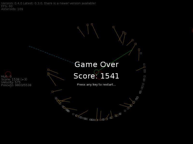 Asteroid Dodge (Guard13007) screenshot 3