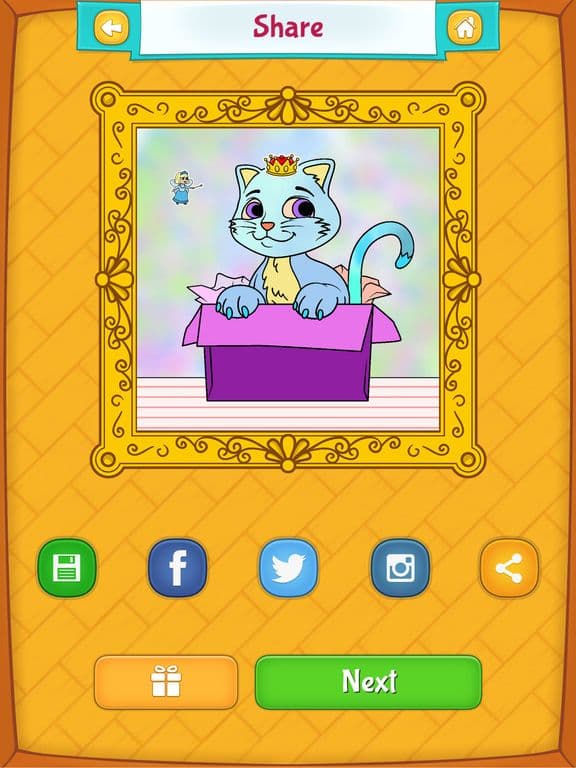 Kitty Cat Coloring Pages screenshot 5