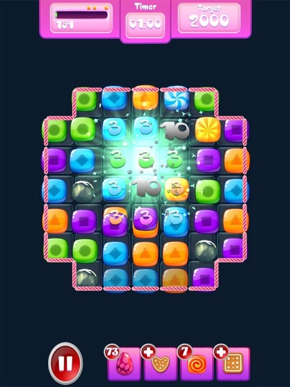 Mega Candy: A Match-3 game screenshot 2