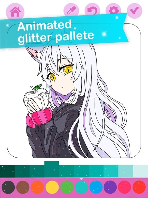 Kawaii Anime Coloring Book screenshot 2