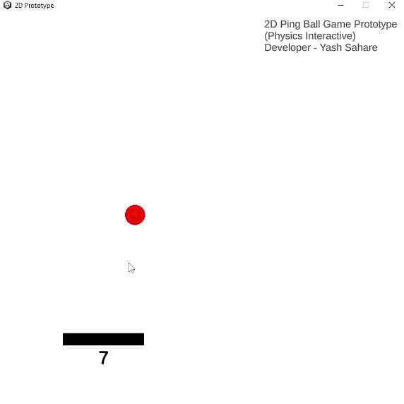 2D PingBall Game(Basic)