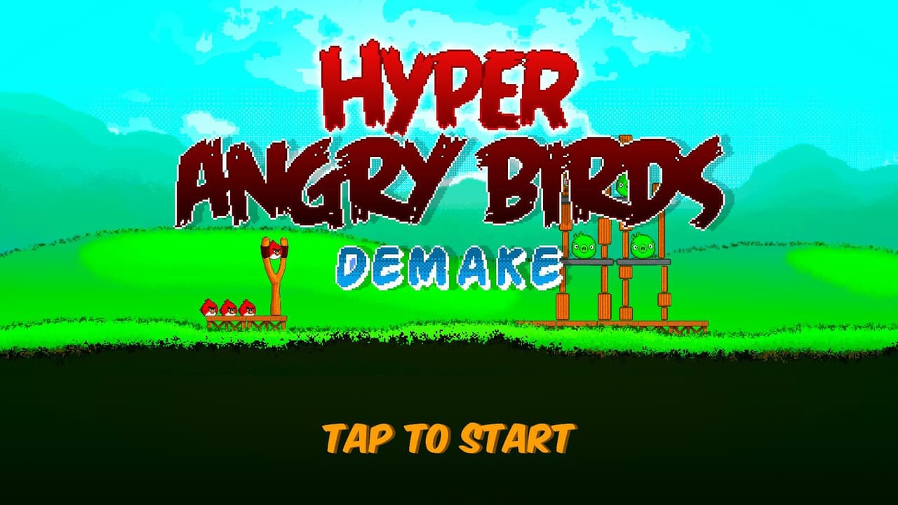 Hyper Day 3 - Angry Birds (Pixel Art version) screenshot 2