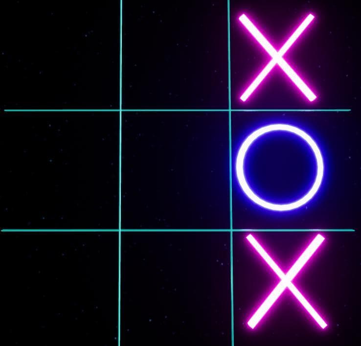 TIC TAC TOE Neon