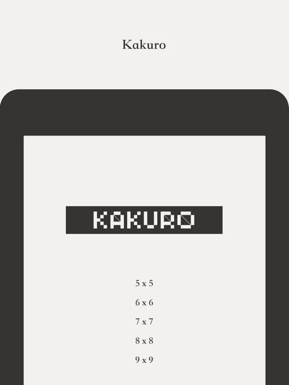 Kakuro Paper screenshot 2