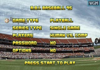 RBI Baseball 95 screenshot 3