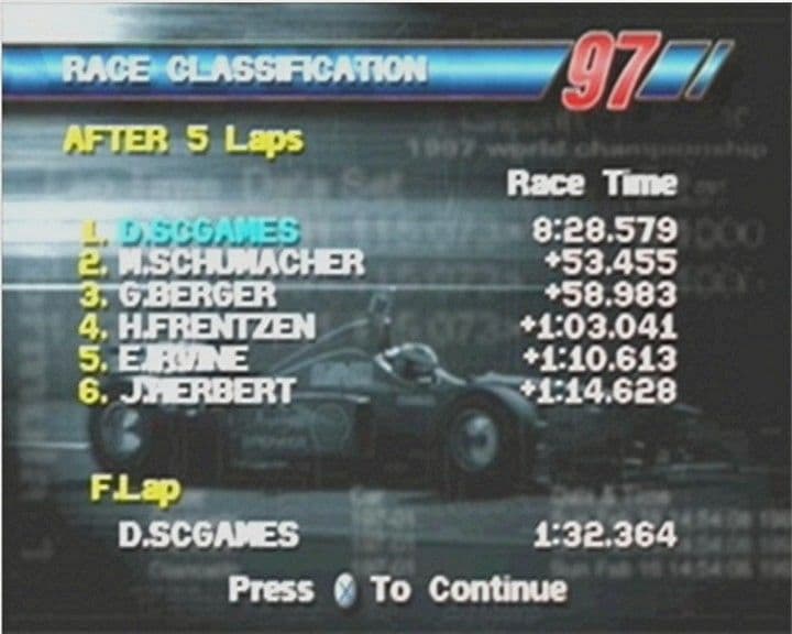 Formula 1 97 screenshot 3