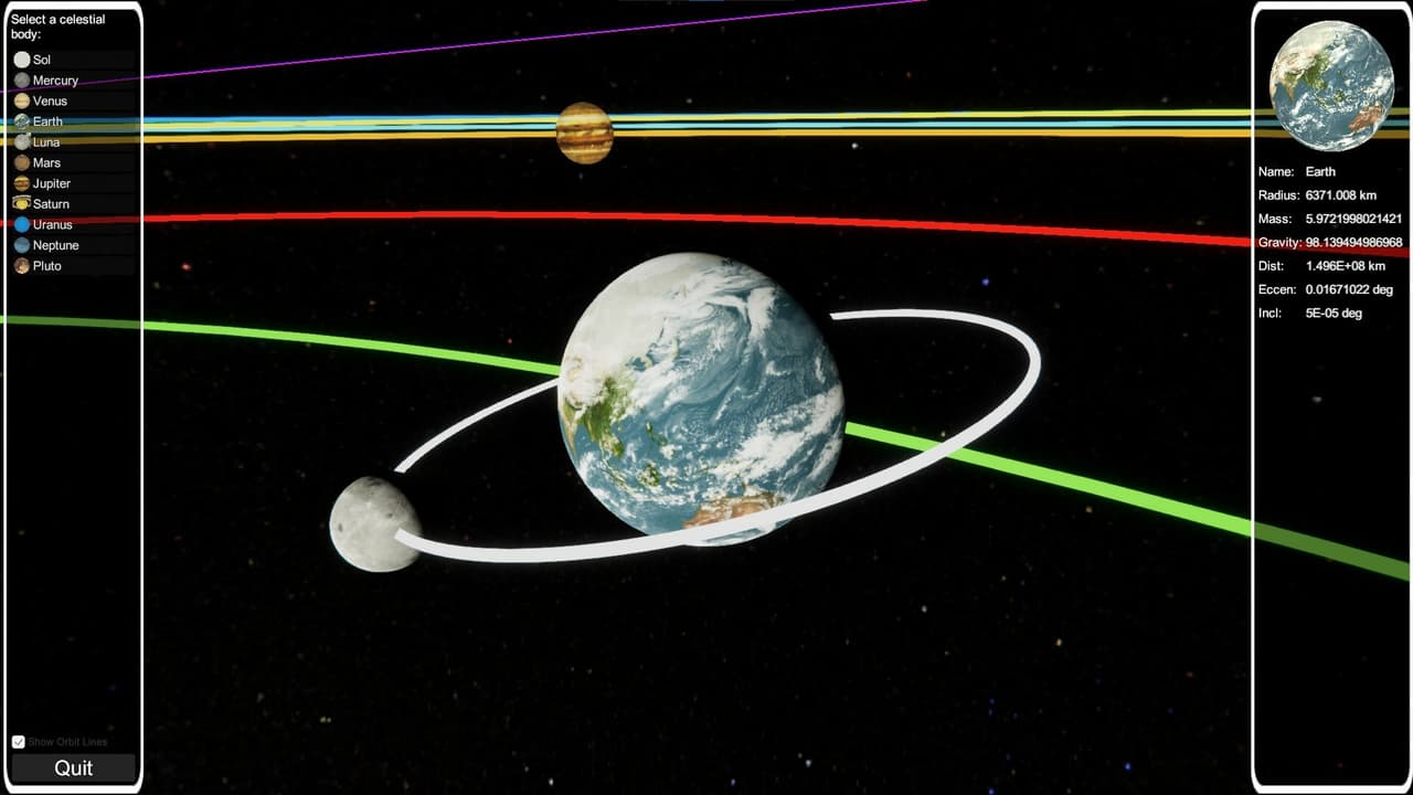 Toy Solar System screenshot 3