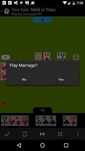 Pinochle Free screenshot 2