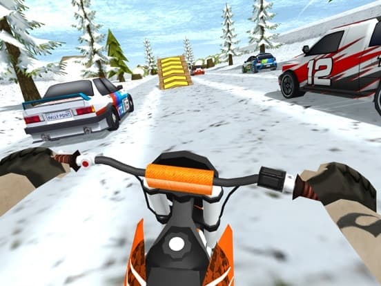 Dirt Bike Racing Rally Traffic screenshot 3