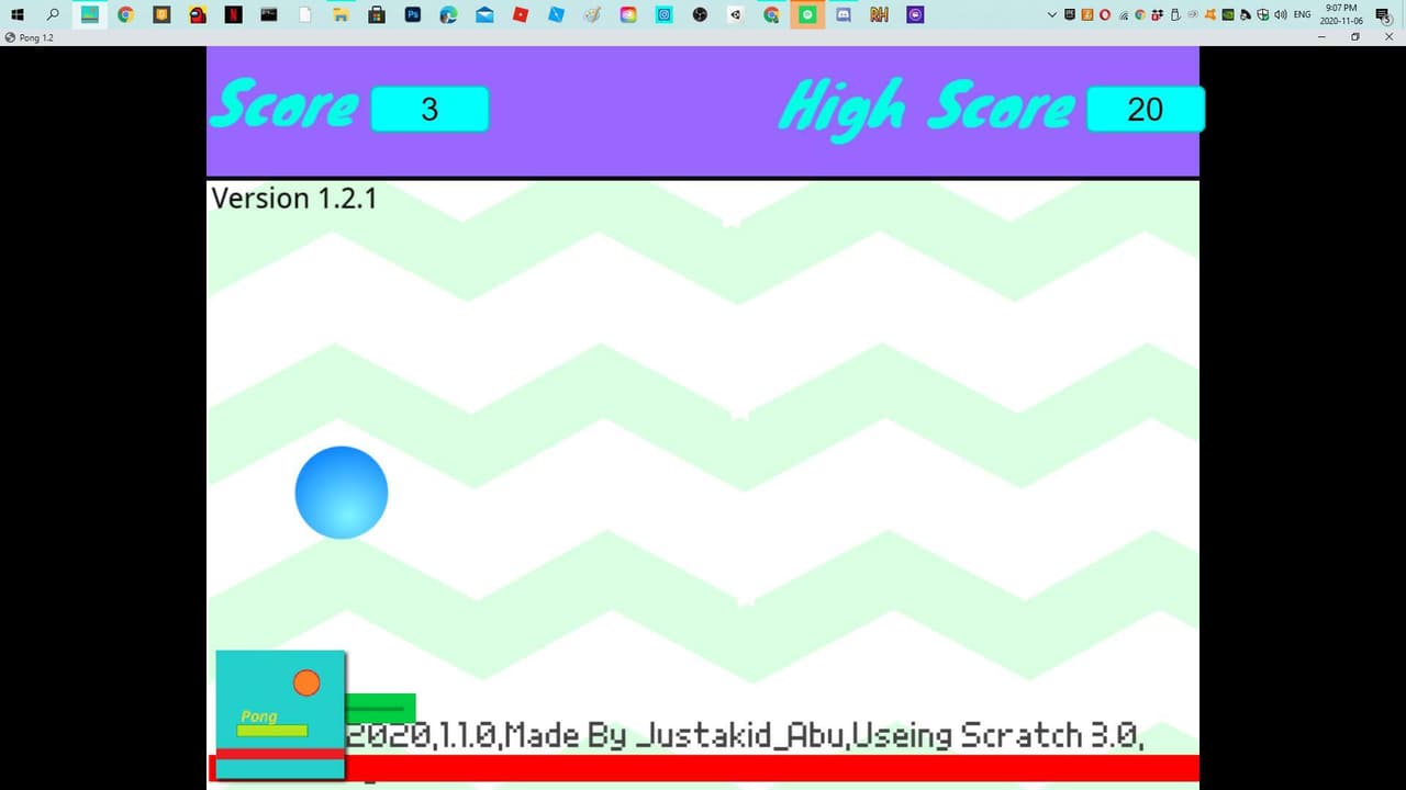 Pong (itch) (Justakid_Abu) screenshot 4
