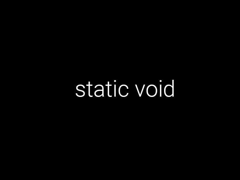 static void (WWU Winter Game Jam)