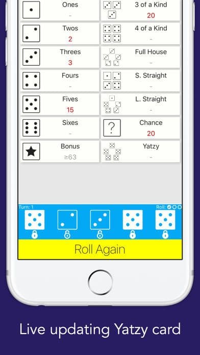 Yatzy Modern screenshot 3
