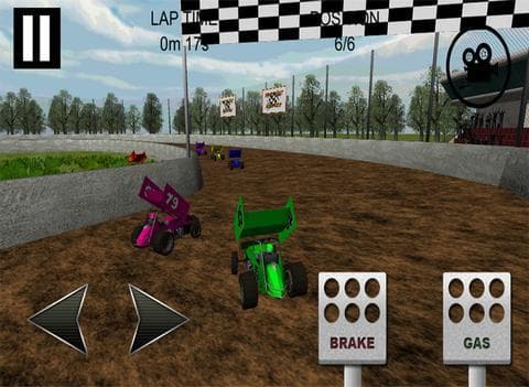 Sprint Car Dirt Track Game Free screenshot 4