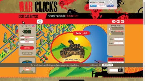 War Clicks screenshot 2