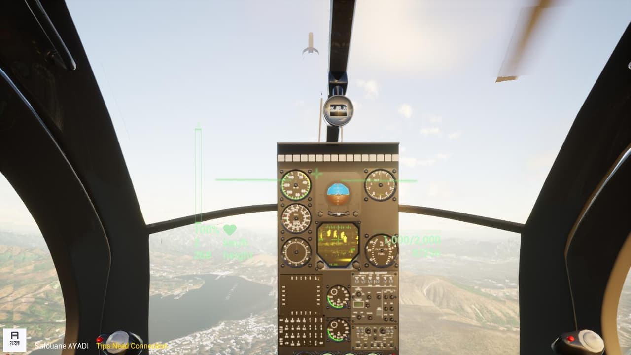 Helicopter Simulator (itch) (AYADI Safouane) screenshot 2