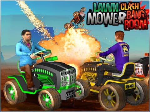 Lawn Mower Clash Bang Boom screenshot 2