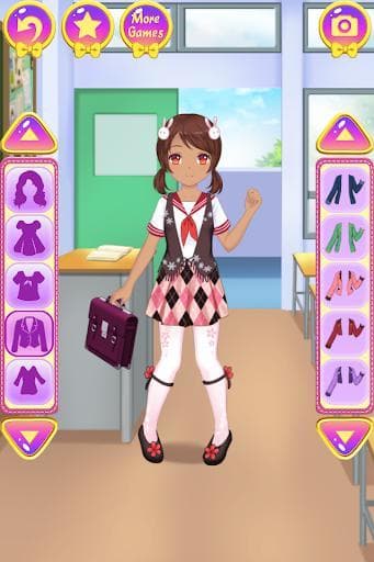 Anime School Dress Up screenshot 5