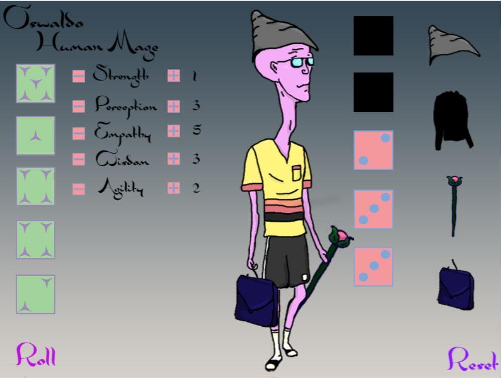 Oswaldo the human mage