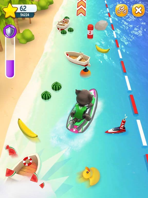 Talking Tom Jetski screenshot 2