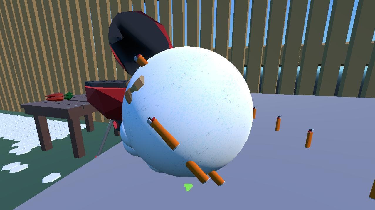 Katamari Snow Day