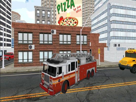 Fire-fighter 911 Emergency Truck Rescue Sim-ulator screenshot 3