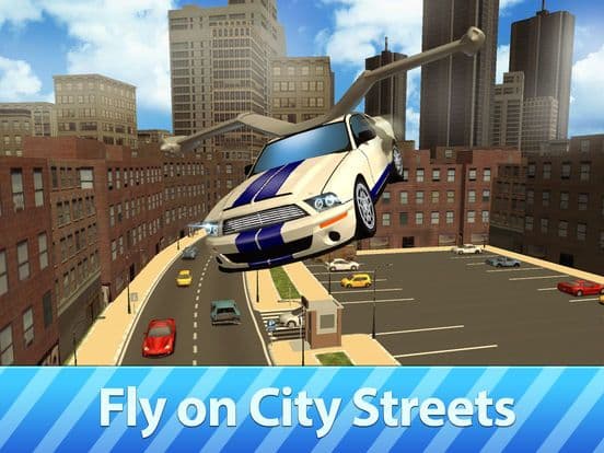 Flying Car Driver Simulator 3D screenshot 4