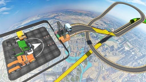 Mega Ramp Transform Racing: Transformer Games screenshot 2