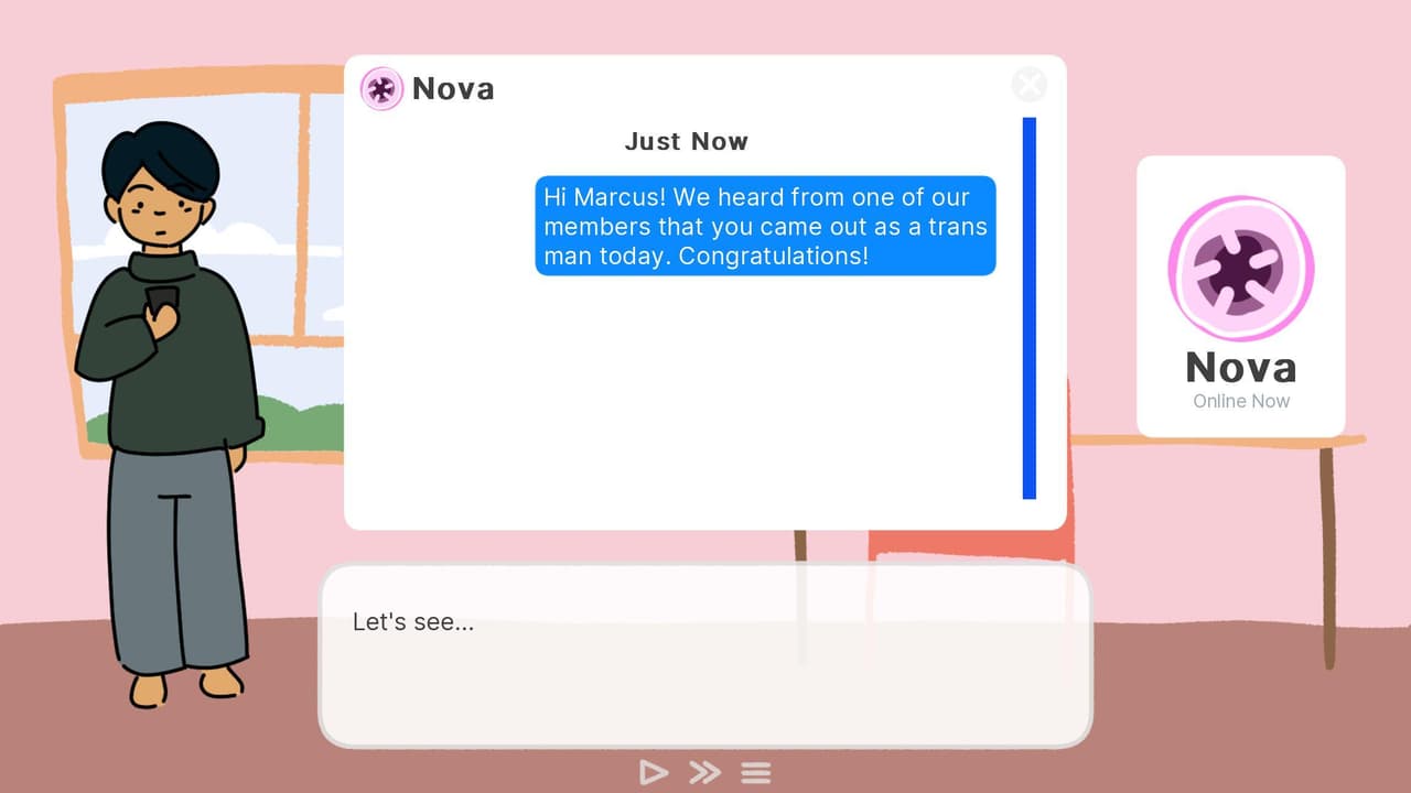 Marcus Comes Out Online (littlerat) screenshot 2