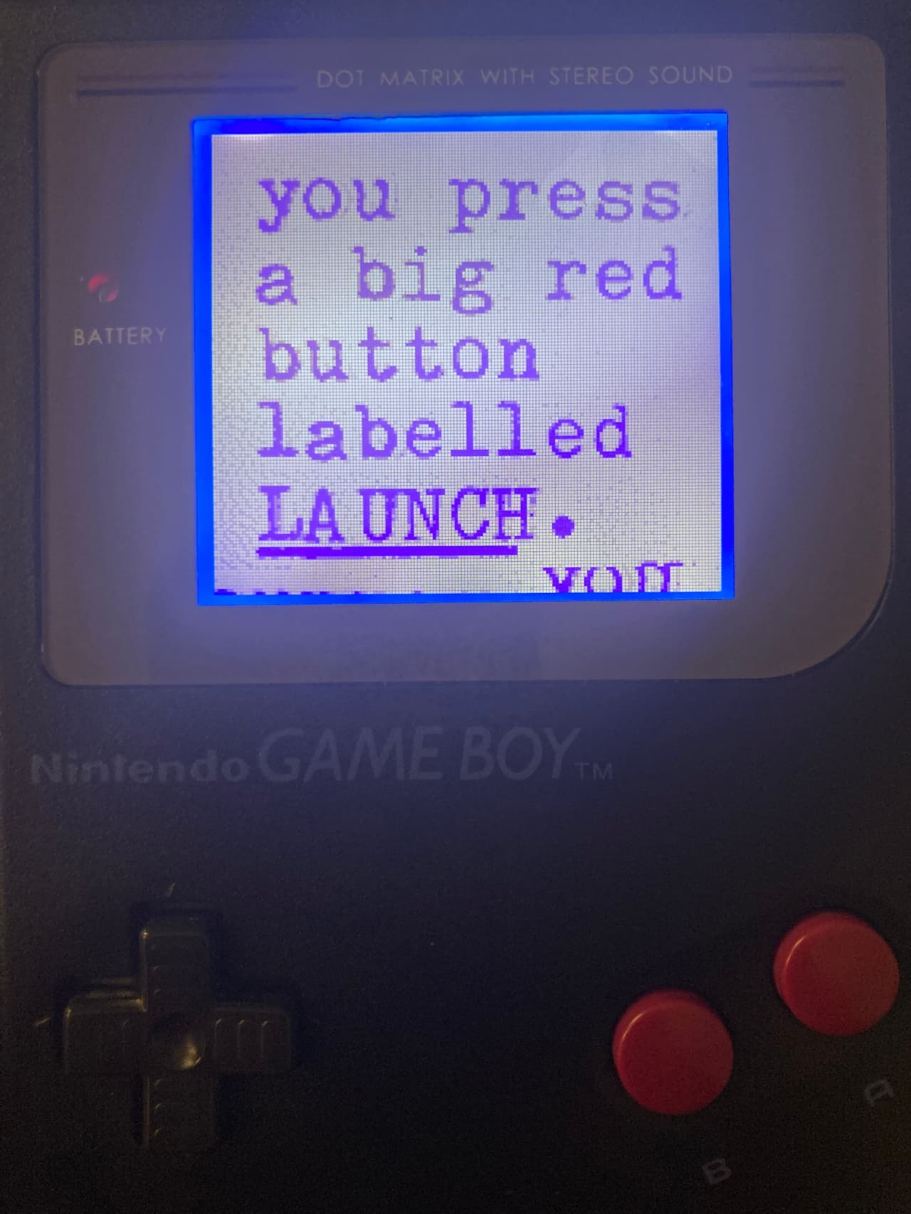 You Are a Skeleton & That Is a Problem (for Game Boy) screenshot 2