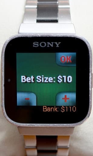 Blackjack for SmartWatch screenshot 6