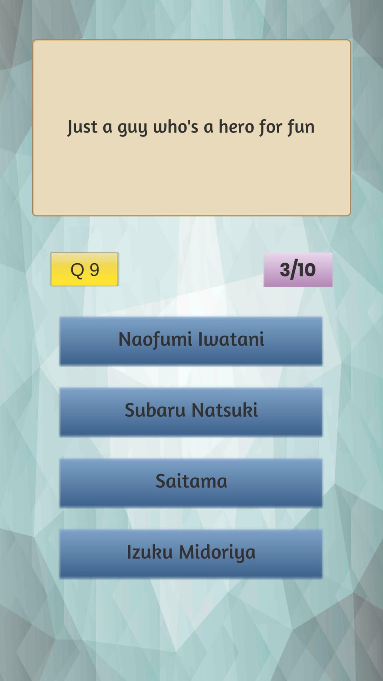 Anime Quiz (WBhlietue) screenshot 4