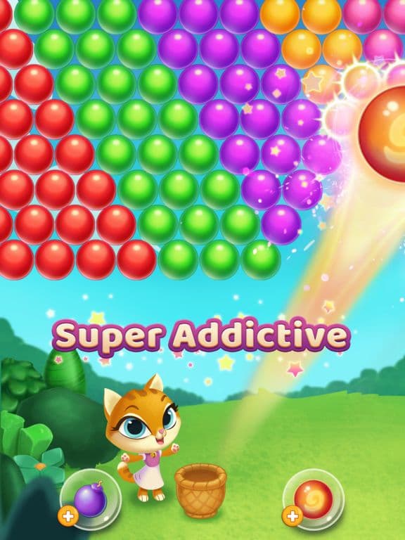 Kitty Pop Bubble Shooter screenshot 2