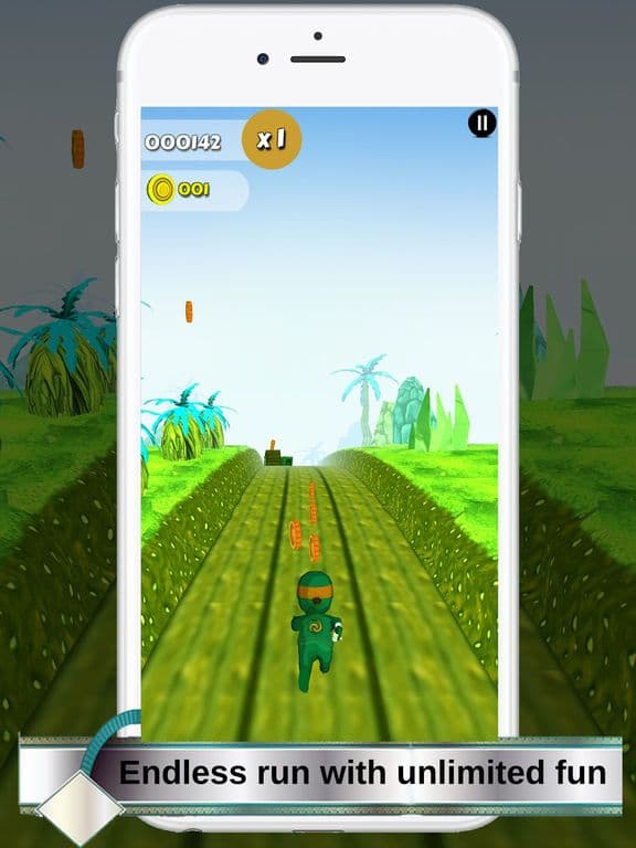 Run Ninja Subway Surfers Runner - free fun running game for Kids Go screenshot 4
