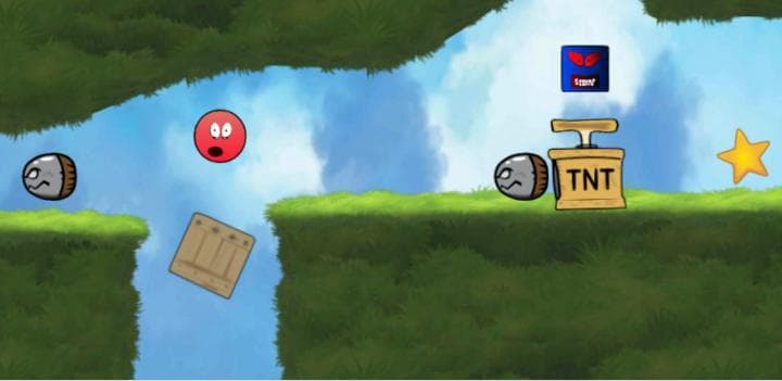 Red Ball Bounce Roll Jump