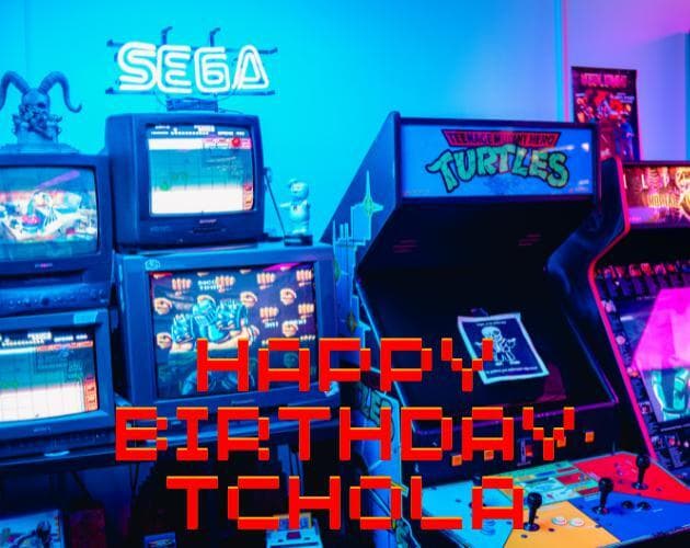 Feliz aniversário tchola!