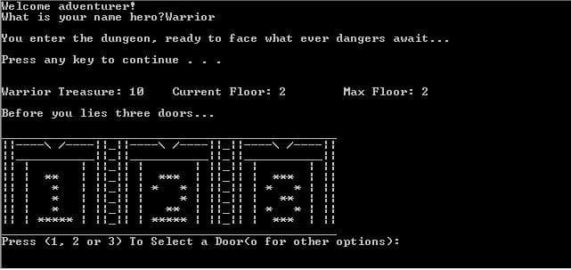Super Extra Console Dungeon Game screenshot 2