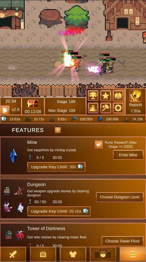 Idle Weapon Fantasy (Blood) screenshot 3