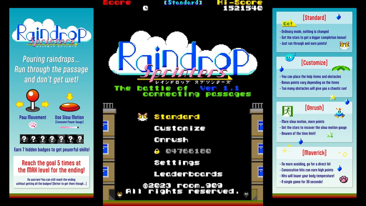Raindrop Sprinters screenshot 2