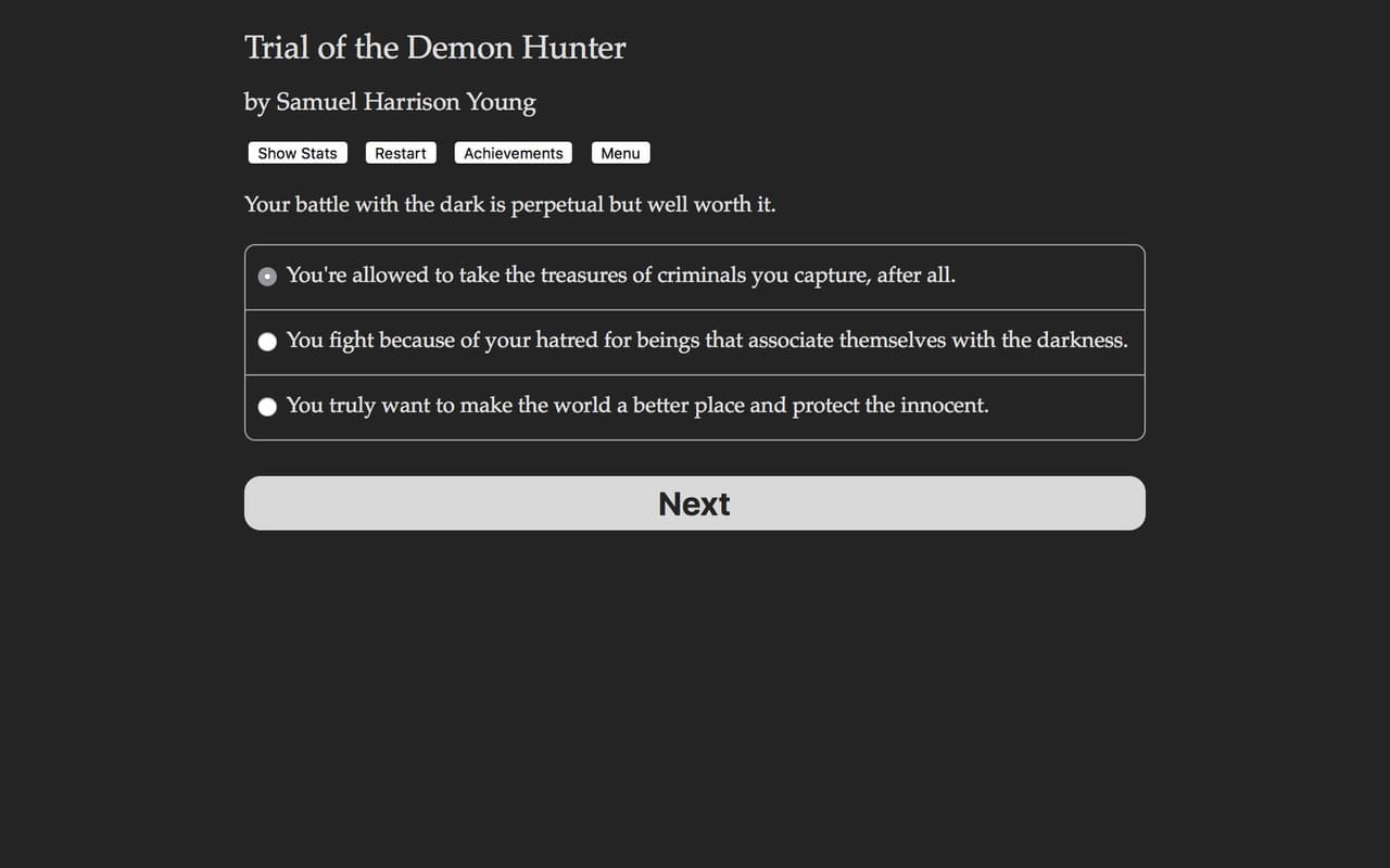 Trial of the Demon Hunter screenshot 3