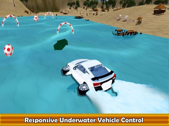Water Surfing Car Racer screenshot 4
