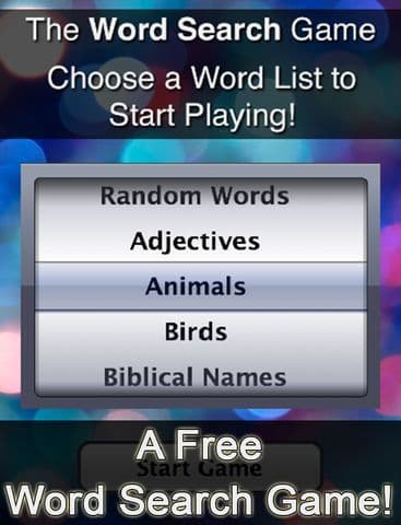 The Free Word Search Game screenshot 2