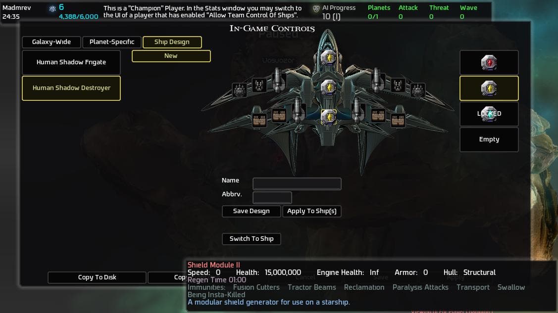 AI War: Ancient Shadows screenshot 3